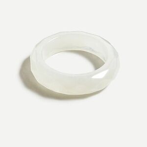 NWT JCrew Faceted Resin Bracelet in Milk